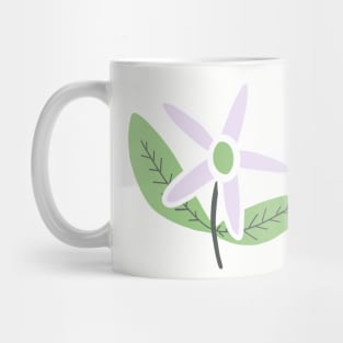Naive edelweiss flower Mug